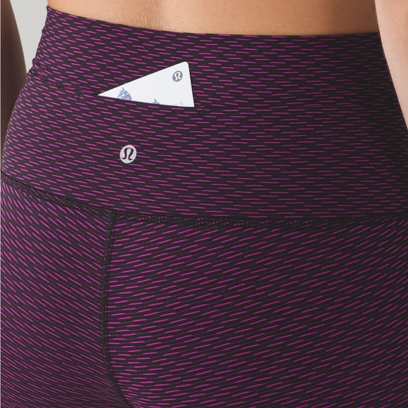 Lululemon Gear Up Crop (17") Geometric Leggings Reflective - Picture 1 of 5